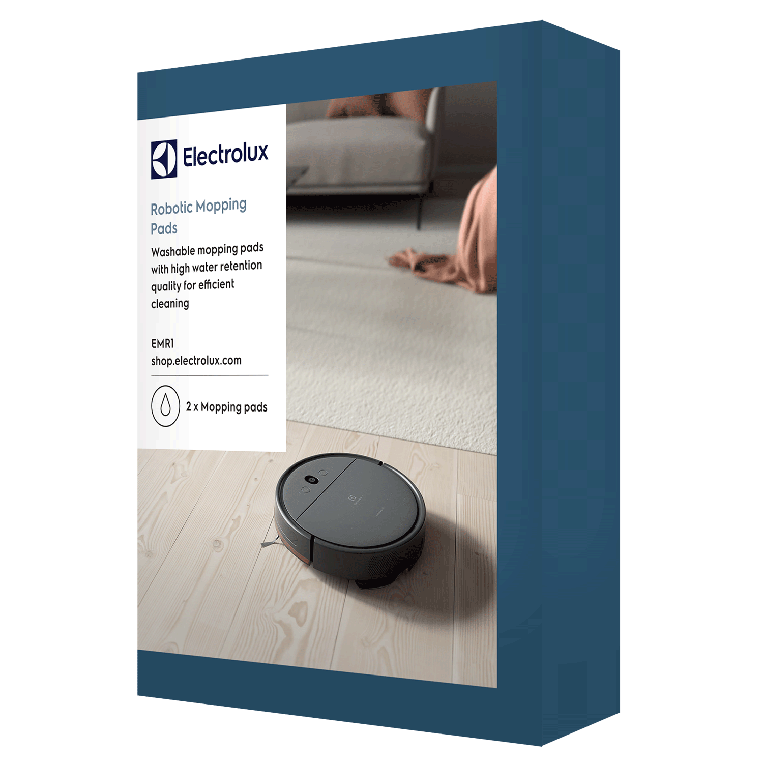 Mopping pads for UltimateHome 300 robot vacuum cleaner EMR1 Electrolux Thailand