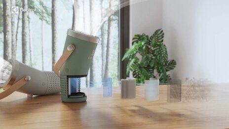 UltimateHome 300 portable mini air purifier with 4 stage filter