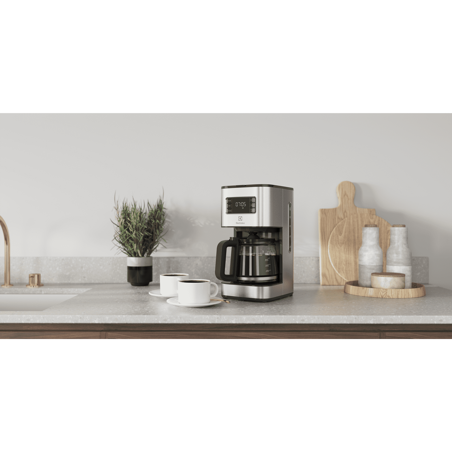 1.25L drip coffee machine E5CM180ST Electrolux Thailand