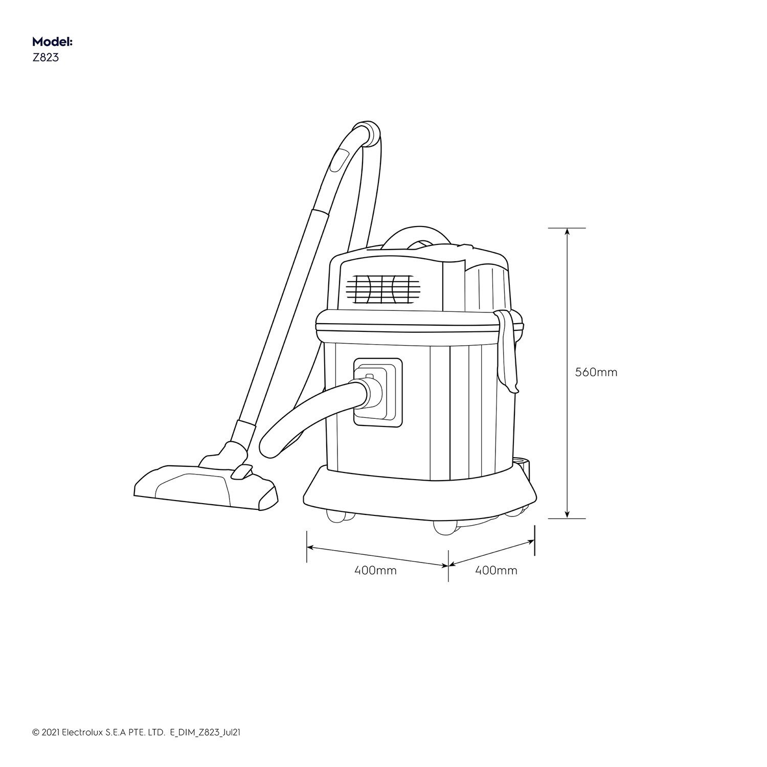 Flexio Power wet and dry vacuum cleaner Z823 Electrolux Thailand