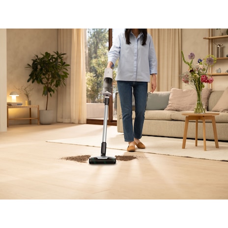 21.6V 600 handstick cordless vacuum cleaner - Shell white