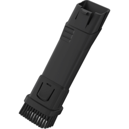 Crevice tool with dusting brush