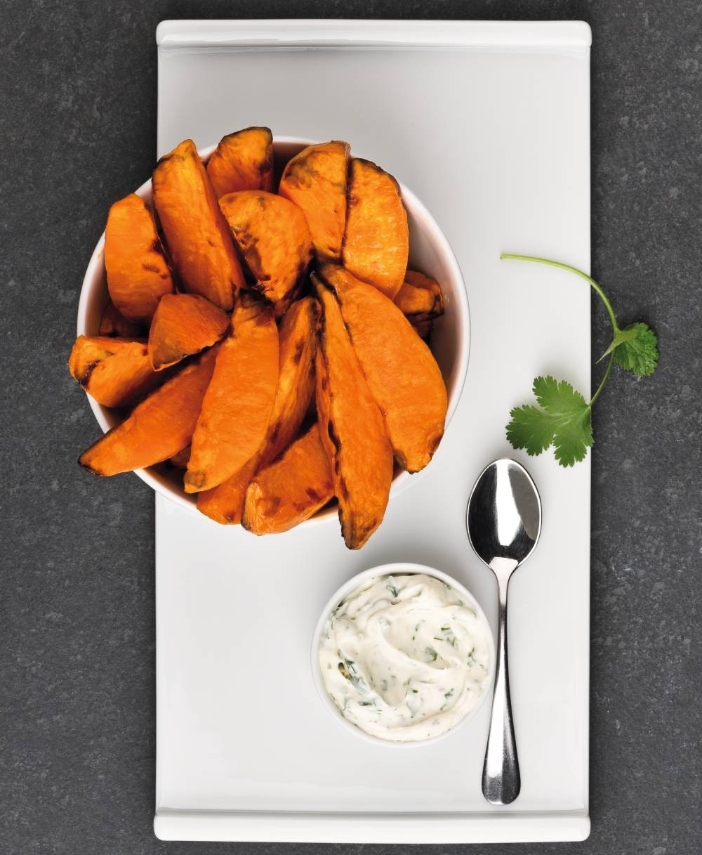 Air fryer baked sweet potatoes