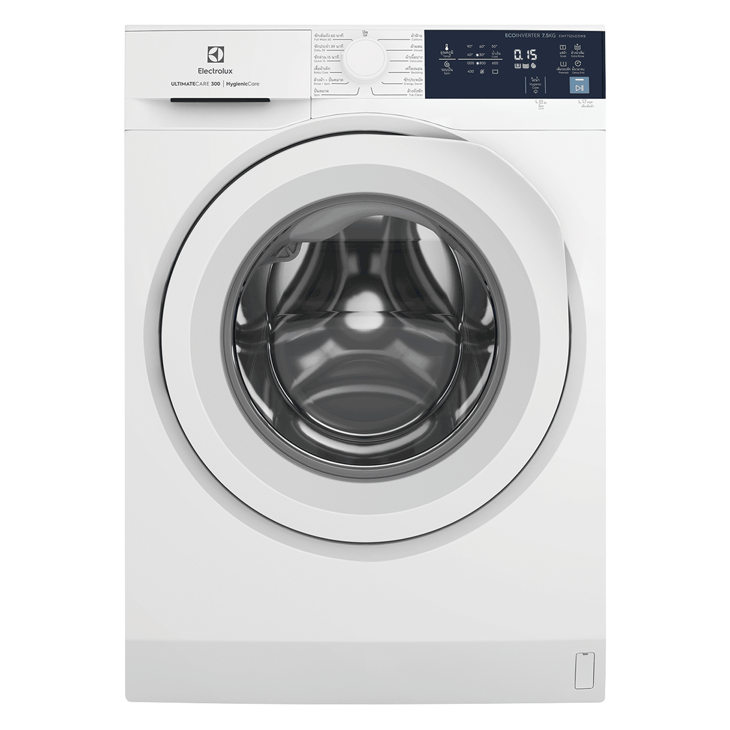 7.5kg front load washing machine EWF7524D3WB Electrolux Thailand