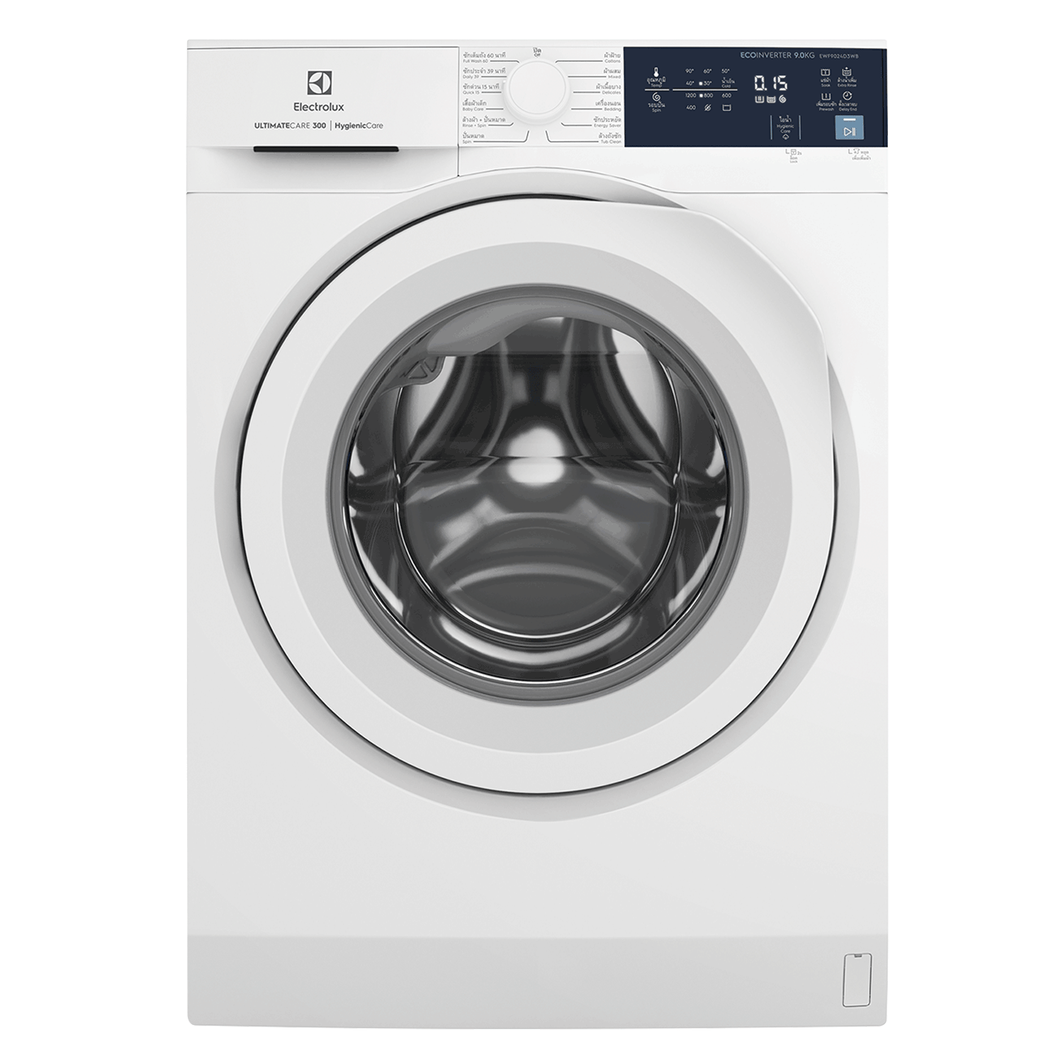 เครื่องซักผ้าฝาหน้า ความจุ 9 กก. รุ่น EWF9024D3WB Electrolux Thailand