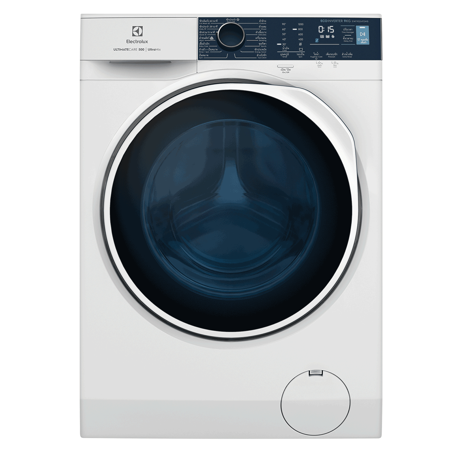 เครื่องซักผ้าฝาหน้า ความจุ 9 กก. EWF9024P5WB Electrolux Thailand