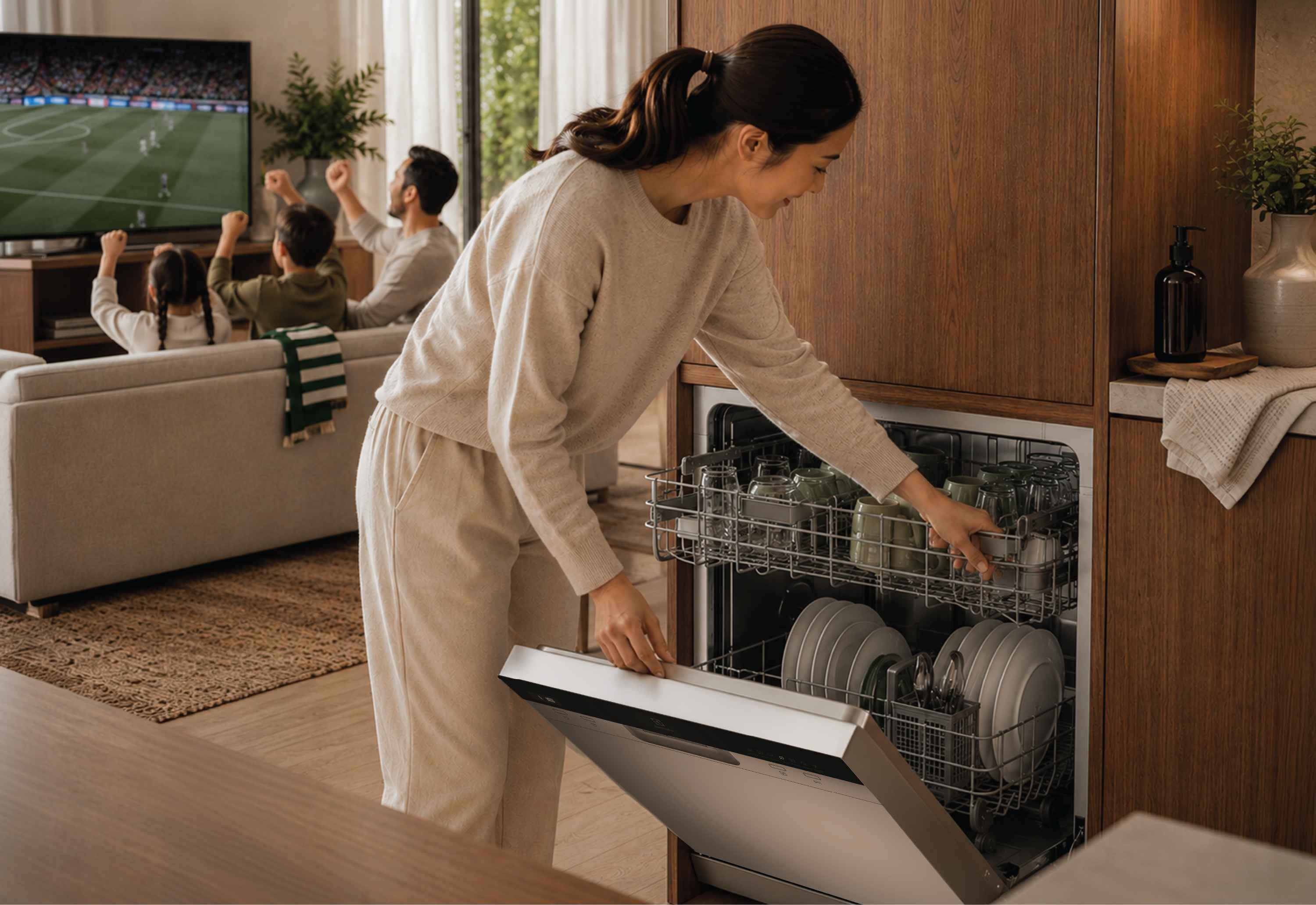 Dishwasher Electrolux powerful cleaning stain removal