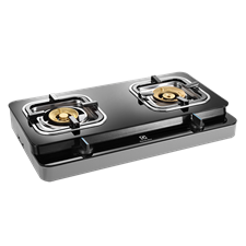 71cm tabletop gas hob with 2 cooking zones